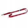 10 CORDONCINI PORTABADGE ROSSO STAMPA VISITOR DURABLE - 8238-03