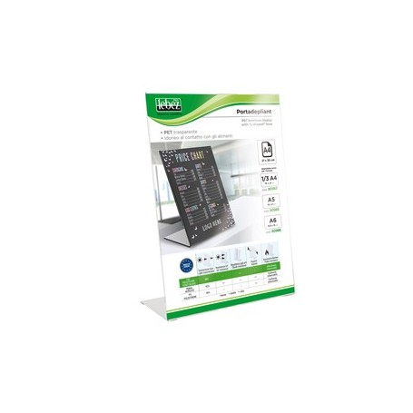 DISPLAY CON BASE A L A4 -21X30CM LEBEZ - 80984
