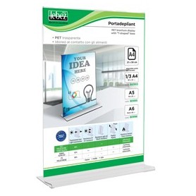 DISPLAY CON BASE A T A4 - 21X30CM LEBEZ - 80994