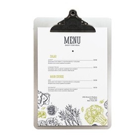 PORTA MENU' IN METALLO A4-33