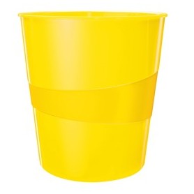 CESTINO GETTACARTE WOW GIALLO 15LT LEITZ - 52781016