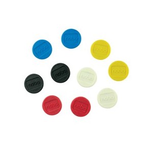 10 MAGNETI Ã13MM COLORI ASSORTITI NOBO - 1915290