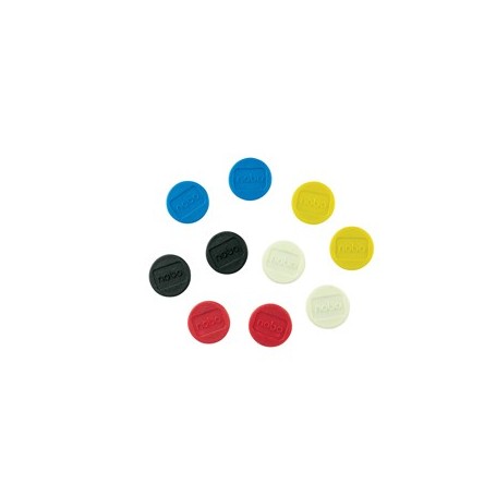 10 MAGNETI Ã24MM COLORI ASSORTITI NOBO - 1915297