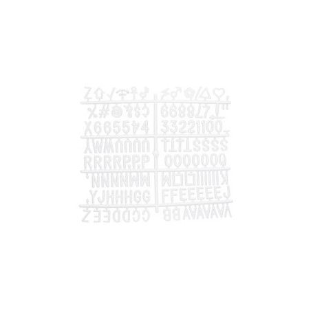KIT LETTERE AGGIUNTIVE PER BACHECHE IN FELTRO SECURIT - WLB-SET-LA
