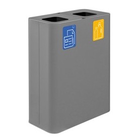 GETTACARTE DA INTERNO PURE IN ACCIAIO GRIGIO STILCASA - PU120F-G