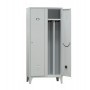 SPOGLIATOIO IN METALLO A 2 VANI C/DIVISORIO 100X50CM H180CM GRIGIO 214/02/AL/S - 214/02/AL/S
