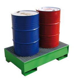 VASCHE DI RACCOLTA A TENUTA STAGNA PER 2 FUSTI 134X85X33CM - VAS02FG