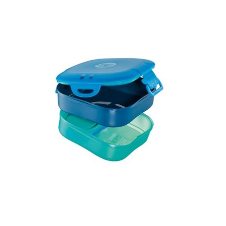 LUNCH BOX 3 IN 1 BLU PICNIK CONCEPT MAPED - 870703