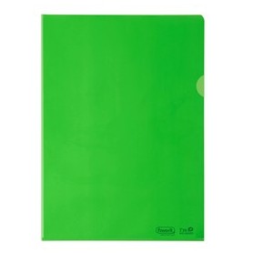 25 CARTELLINE A L 22X30 PE BIO-BASED VERDE LISCIO SUPERIOR FAVORIT - 400182396