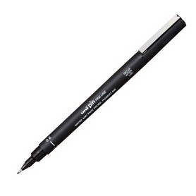 PIN FINELINER NERO PUNTA 0.6MM UNI MITSUBISHI - M PIN106 N