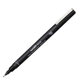 PIN FINELINER NERO PUNTA 0.7MM UNI MITSUBISHI - M PIN107 N