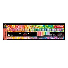 DESKSET 23 EVIDENZIATORI BOSS ORIGINAL COLORI ASSORTITI STABILO - 7023-01-5-20