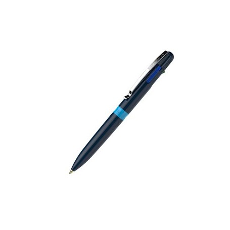 PENNA A SFERA TAKE 4 A QUATTRO COLORI PUNTA M FUSTO BLU SCHNEIDER - P138003