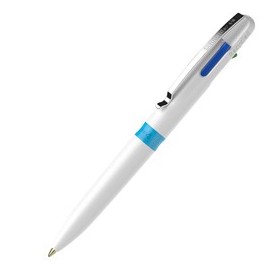PENNA A SFERA TAKE 4 A QUATTRO COLORI PUNTA M FUSTO BIANCO SCHNEIDER - P138049