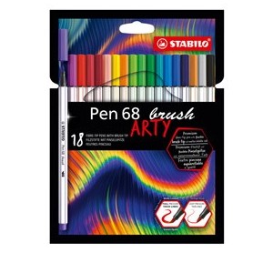 ASTUCCIO 12 PENNARELLI PEN 68 BRUSH ARTY LINE 568/12 STABILO - 568/12-21-20