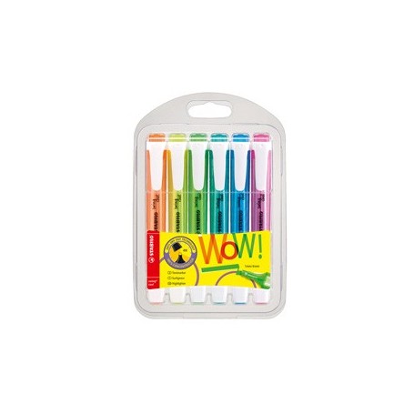 ASTUCCIO 6 COLORI EVIDENZIATORE SWING COOL FLUO STABILO - 275/6-3