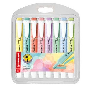 ASTUCCIO 8 COLORI EVIDENZIATORE SWING COOL PASTEL STABILO 275/8-08-11 - 275/8-08-1