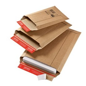 BUSTA A SACCO IN CARTONE B4 250X360X-50MM CON CHIUSURA AUTOADESIVA - CP010.06