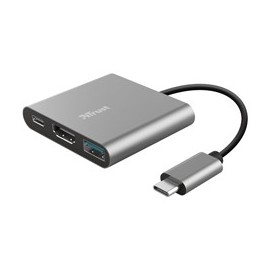 DOCK MULTIPORTA USB-C MULTIPORTA 3-IN-1 DALYX TRUST - 23772