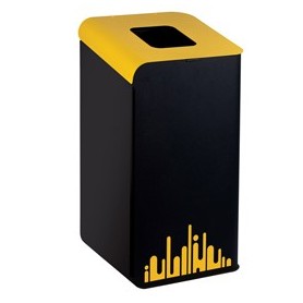 GETTACARTE RUBIK EVO GIALLO 80LT PER RACCOLTA DIFFERENZIATA - 789296