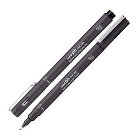 PIN FINELINER GRIGIO SCURO PUNTA 0.5MM UNI MITSUBISHI - M PIN105 GRS
