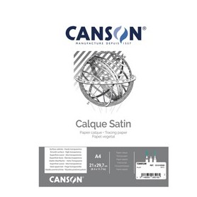 CARTA LUCIDA SATINATA A4 90-95GR 250FG CANSON - C31310X000