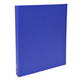 RACCOGLITORE FODERATO POLIPROPILENE 4ANELLI 30MM A4 BLU SCURO 51372E EXACOMPTA - 51372E