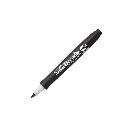 MARCATORE DECORITE PUNTA TONDA 1.0MM NERO ARTLINE - A EDF-1/N