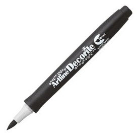 MARCATORE DECORITE PUNTA PENNELLO NERO ARTLINE - A EDF-F/N