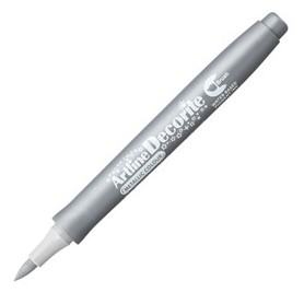 MARCATORE DECORITE PUNTA PENNELLO ARGENTO ARTLINE - A EDFM-F/ARG