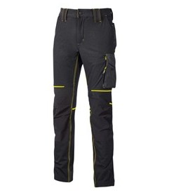 PANTALONI DA LAVORO WORLD TAGLIA M NERO U-POWER - FU189BC-M