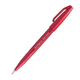 SIGN PEN BRUSH ROSSO PENTEL - SES15C-B