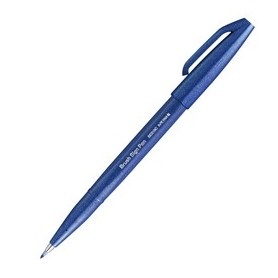 SIGN PEN BRUSH BLU PENTEL - SES15C-C