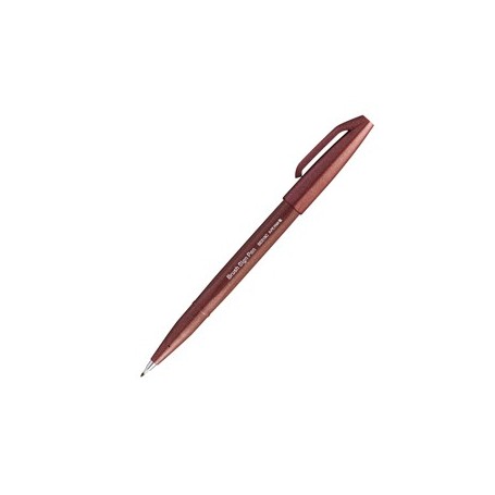 SIGN PEN BRUSH MARRONE PENTEL - SES15C-E