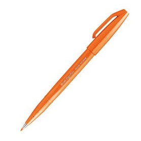 SIGN PEN BRUSH ARANCIO PENTEL - SES15C-F