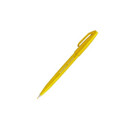 SIGN PEN BRUSH GIALLO PENTEL - SES15C-G
