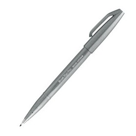 SIGN PEN BRUSH GRIGIO PENTEL - SES15C-N