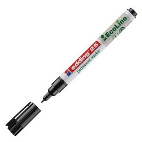 MARCATORE PERMANENTE 25 ECOLINE PUNTA TONDA 1.0MM NERO EDDING - 4-25001