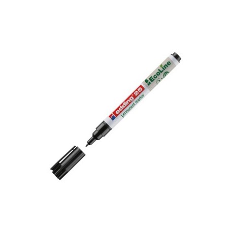 MARCATORE PERMANENTE 25 ECOLINE PUNTA TONDA 1.0MM NERO EDDING - 4-25001