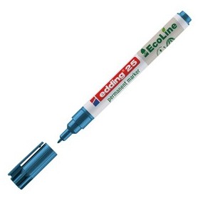 MARCATORE PERMANENTE 25 ECOLINE PUNTA TONDA 1.0MM BLU EDDING - 4-25003