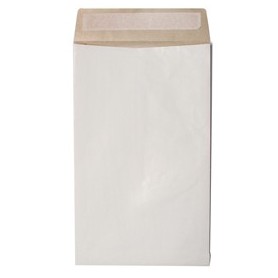 100 SACCHETTI BIANCHI ANTISTRAPPO SECURSAC 25X35X4CM A4 130GR - 966