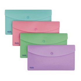 BUSTE CON BOTTONE PPL PASTEL FORMATO 9