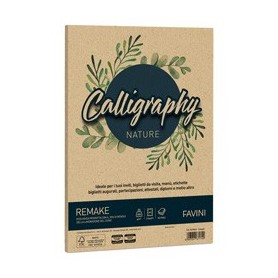 CARTA CALLIGRAPHY NATURE REMAKE A4 50FG 250GR SPIAGGIA FAVINI - A69R564