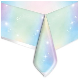 TOVAGLIA IN PLASTICA 140X270CM SOFT RAINBOW BIG PARTY - 74022