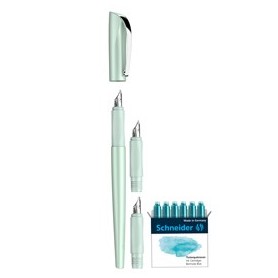 SET PENNA STILOGRAFICA CALLISSIMA+3 PUNTE INTERCAMB. FUSTO VERDEMENTA SCHNEIDER - P143811