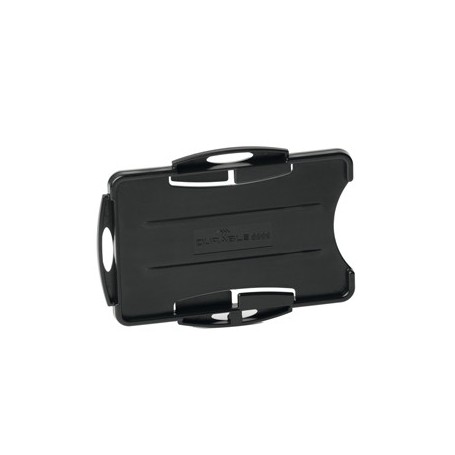 10 PORTABADGE ECO PER 2 TESSERE 57X87MM NERO DURABLE - 8989-01