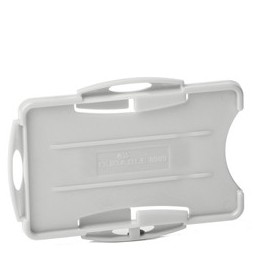 10 PORTABADGE ECO PER 2 TESSERE 57X87MM GRIGIO DURABLE - 8989-10