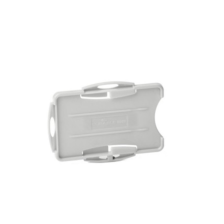 10 PORTABADGE ECO PER 2 TESSERE 57X87MM GRIGIO DURABLE - 8989-10