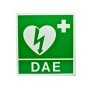 CARTELLO DA MURO DAE 34X36CM PER DEFIBRILLATORE PVS - CRT005C