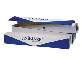 CARTA PLOTTER INKJET BIANCO OPACO 610MMX50MT 90GR J.90S 7716 ASMARRI - 7716